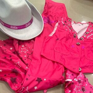 Kids size medium Barbie Movie Cowgirl costume
